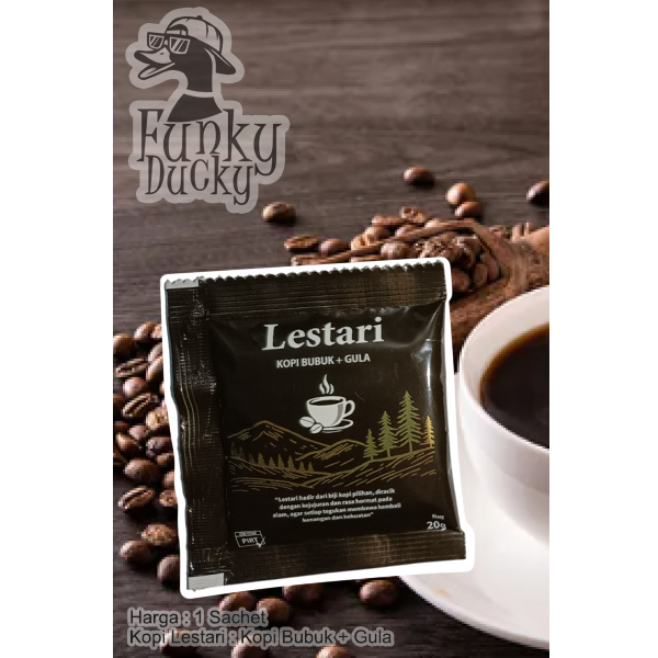 

Kopi Lestari Coffee Local Khas Bogor Harga 1 Sachet