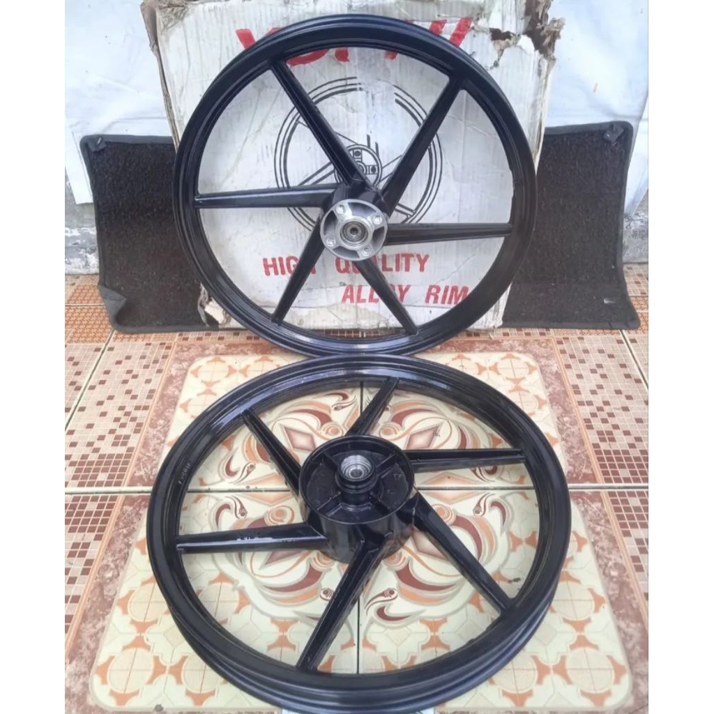 Velg Yossi Alloy original Thailand uk 140 160 Ring 17 Satria 2 Tak shogun 110 tornado