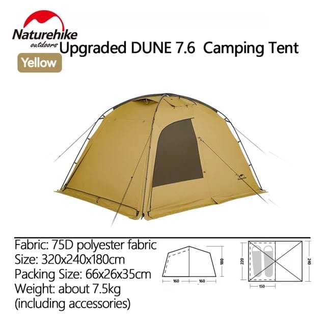MAT AND TPU DOOR ONLY - TENDA NATUREHIKE CNH22ZP028