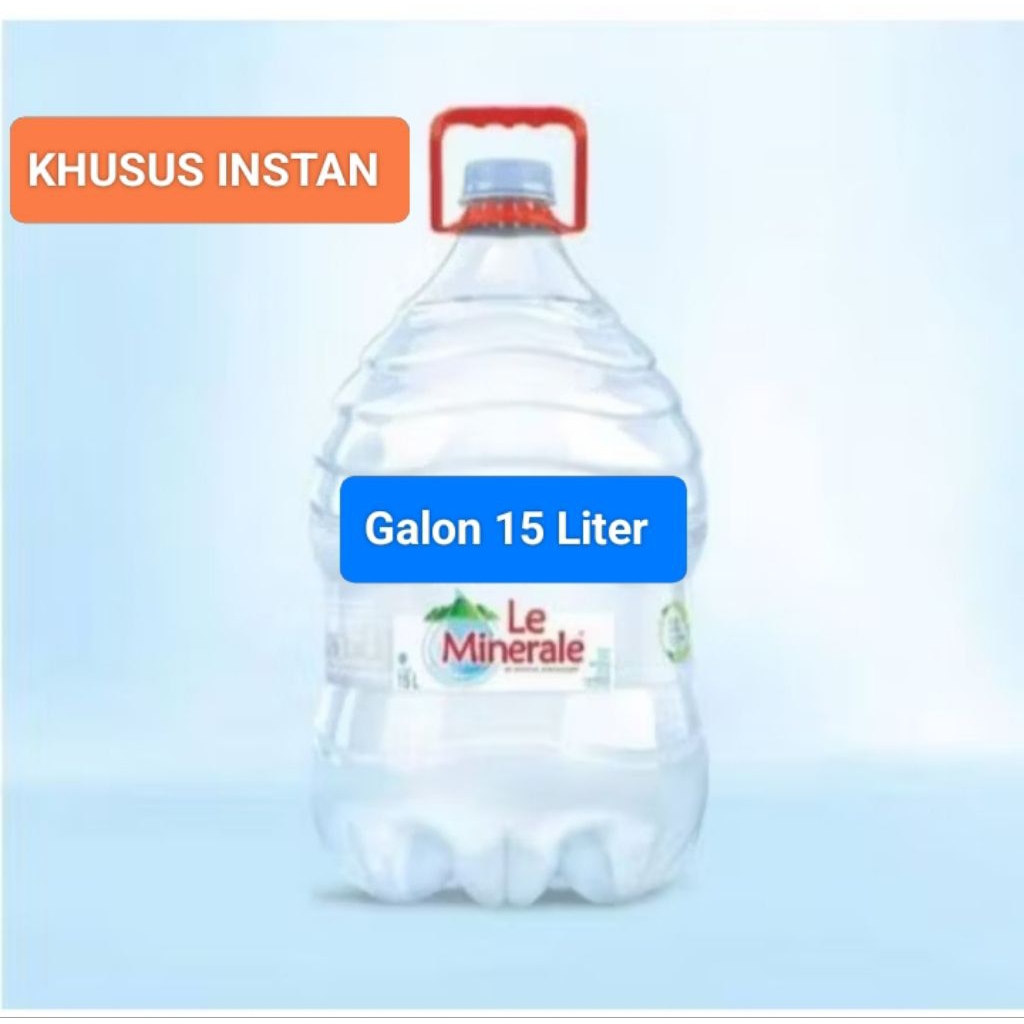 

Le Mineral Galon 15 Liter Sekali Pakai Lebih Higienis, Praktis ekonomis