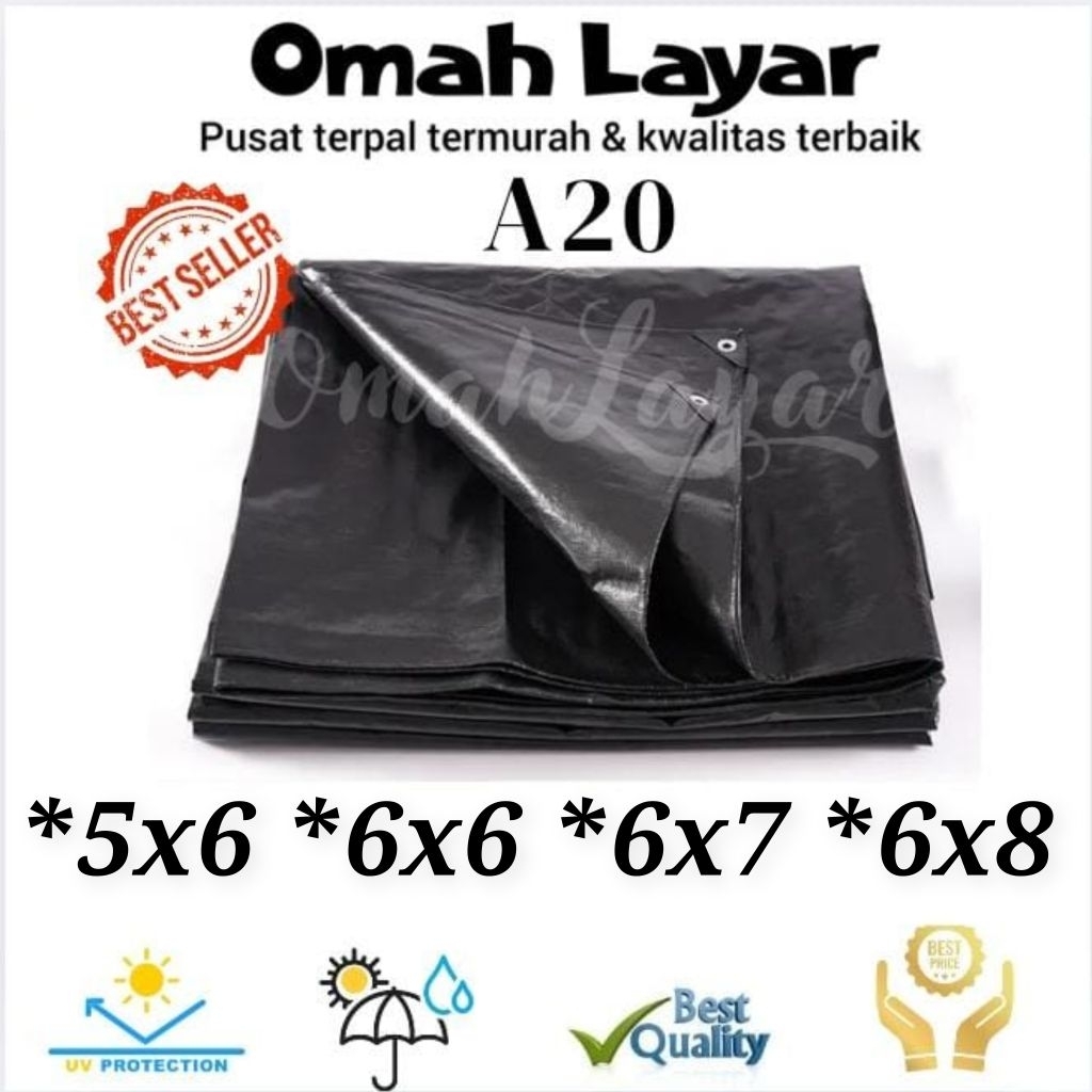 terpal plastik Korea 5x6 6x6 6x7 6x8 6x9 6x10 6x11 6x12 A20 terpal tebal anti air tenda warung truk