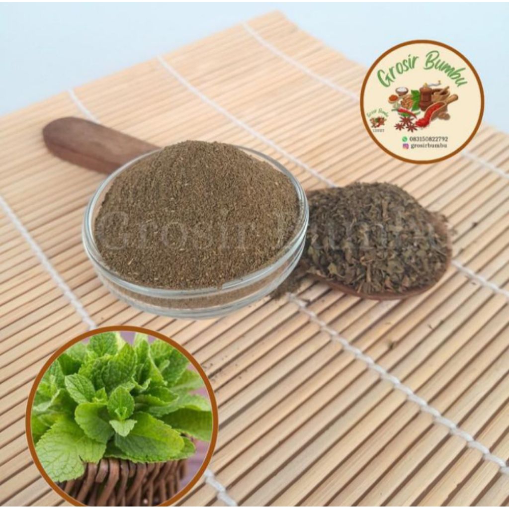 

daun mint bubuk murni 500/leaves mint powder murni