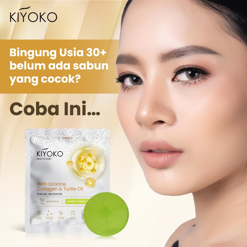 DISKON BESAR Sabun Kiyoko Beauty Soap Original BPOM Bisa COD
