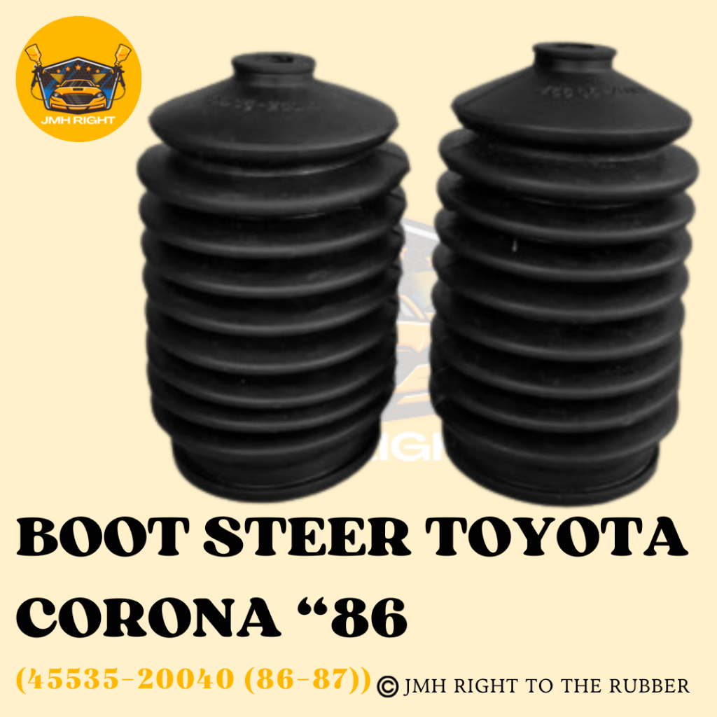 Karet Boot Rack Steer Stir Steering Mobil Toyota Corona 1986