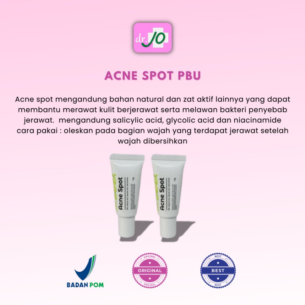 Acne Spot PBU | ACNE SPOT UNTUK MENGEMPESKAN JERAWAT
