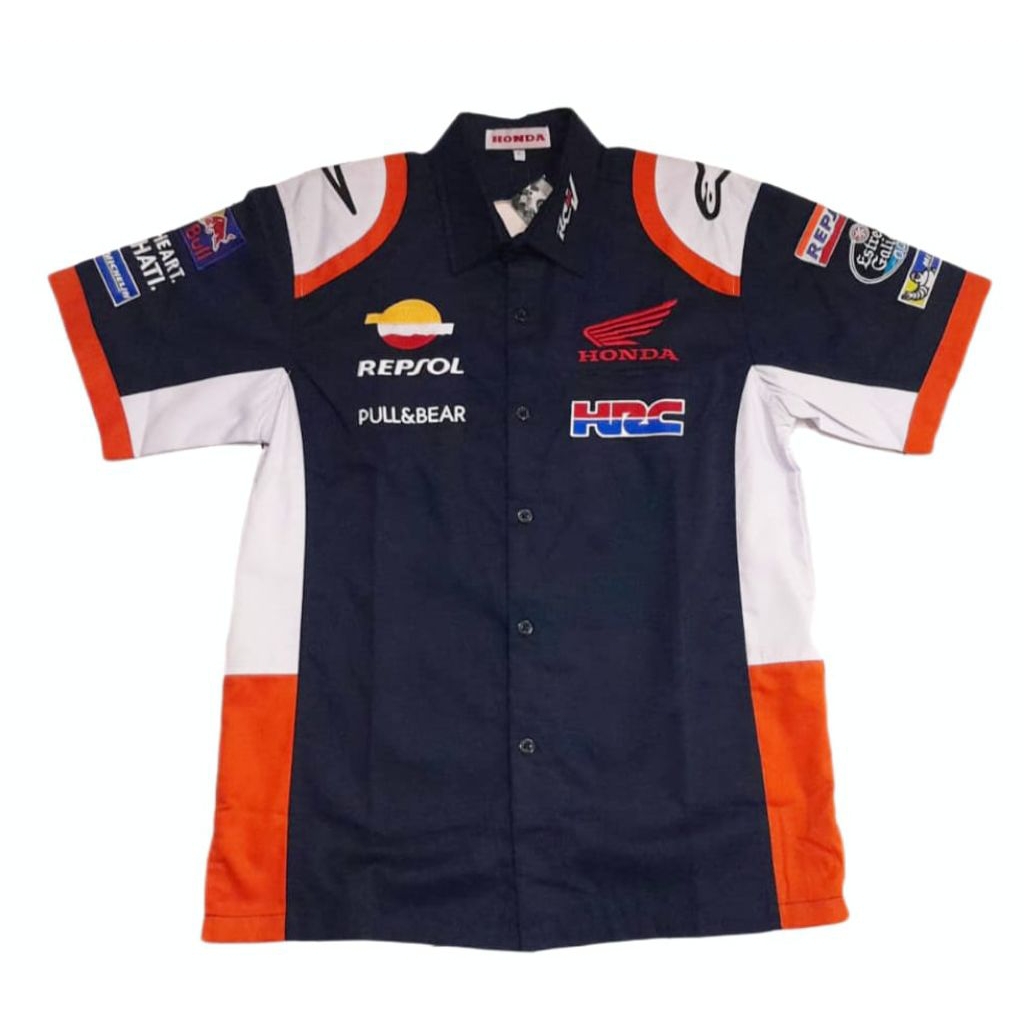 Kemeja Premium Honda Repsol HRC MotoGP Unisex Art 1024