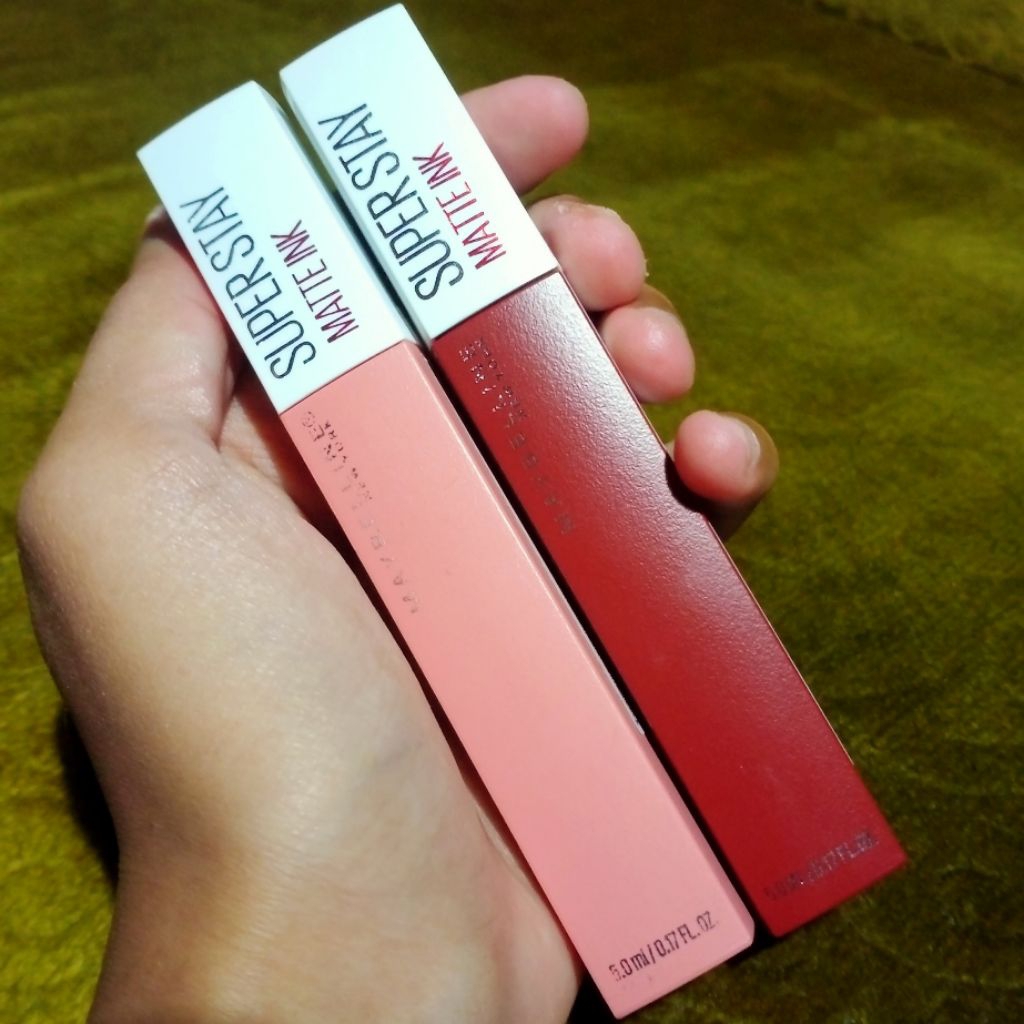 [PRELOVED] Paket Ombre Maybelline Super Stay Matte Ink Shade 245 Seeker & 60 Poet / Lip Cream Inner 