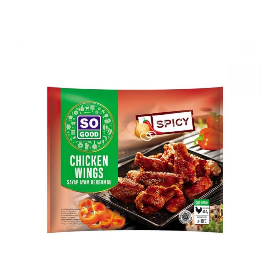 

so good spicy wing 400 gram