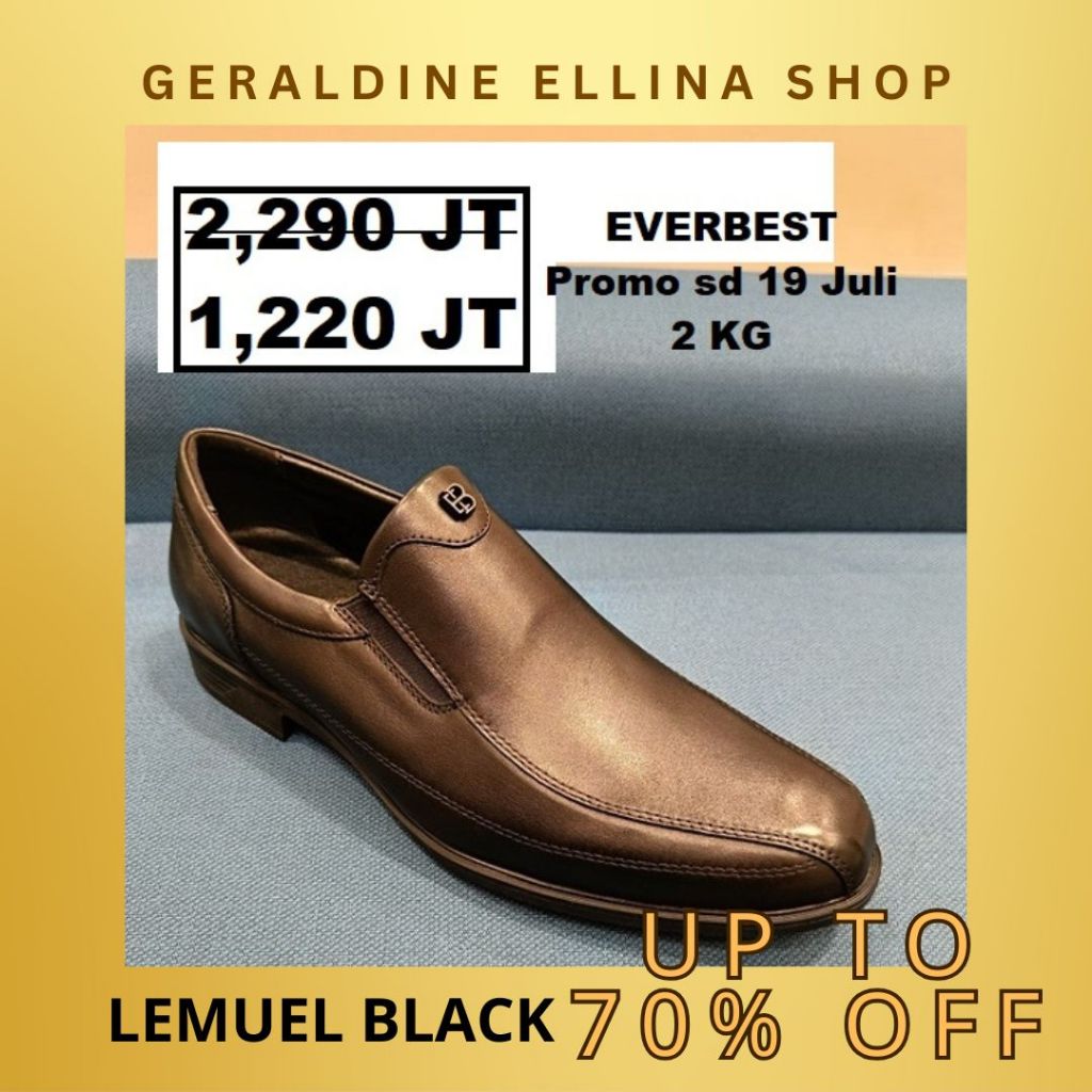Sepatu loafers pria EVERBEST sale original seri LEMUEL