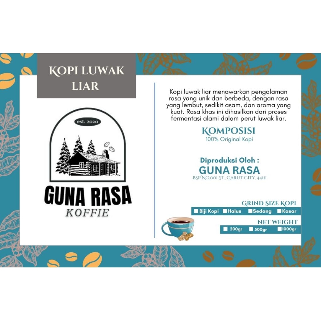 

Kopi Luwak Liar Asli | By Guna Rasa Coffee