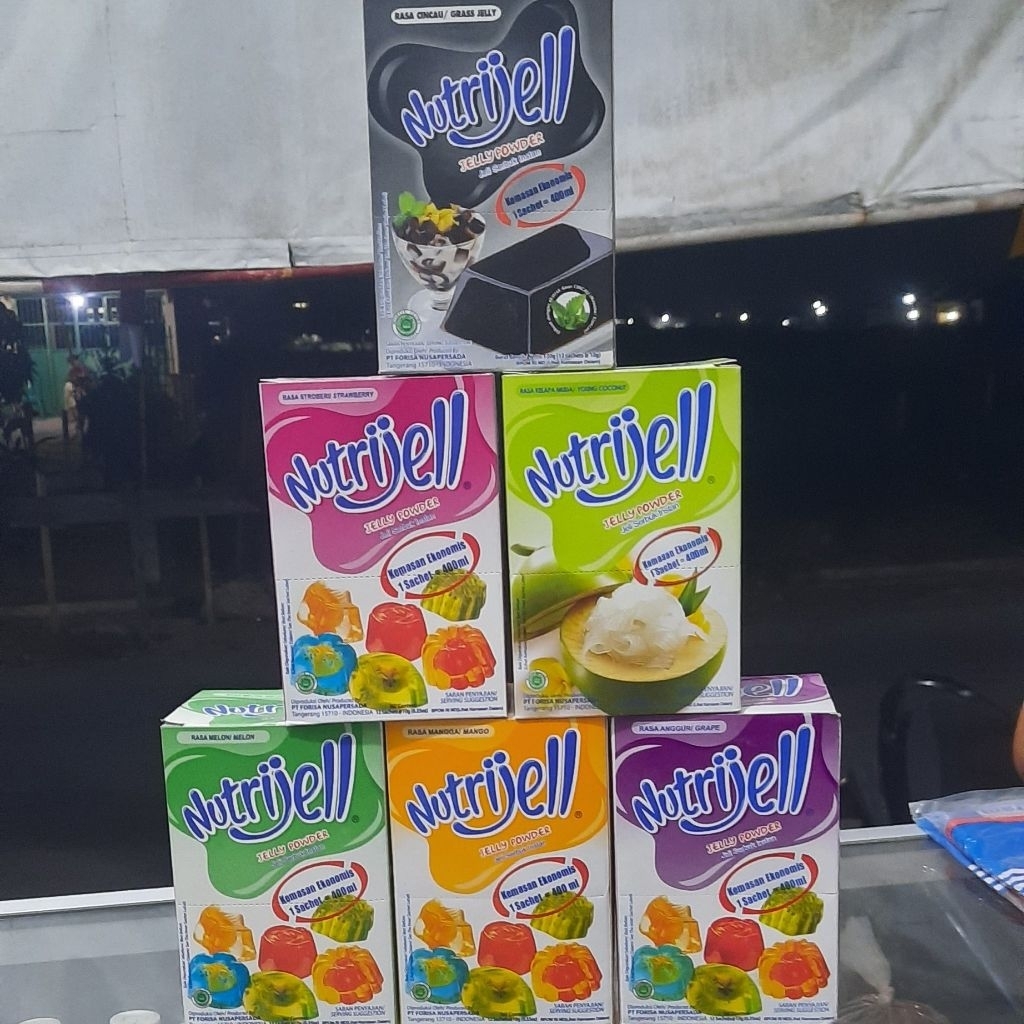 

Nutrijell Jelly Ekonomis 1 Box isi 12 sachet@10 gr