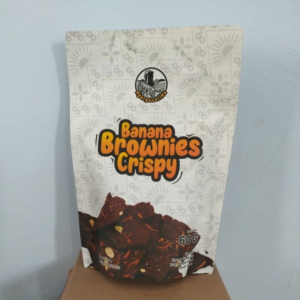 

banana brownies crispy