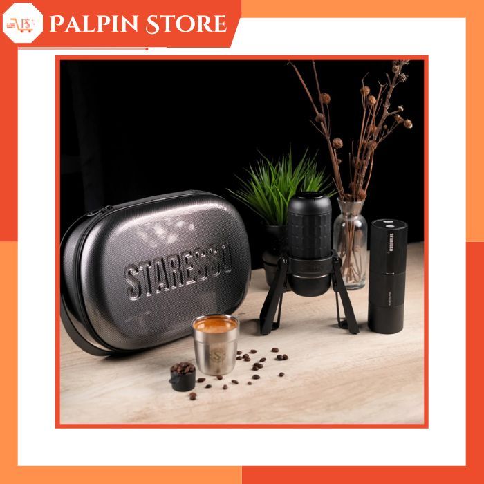 Staresso SP300,  Electric Hand Grinder D6E With Hard Case -  Staresso Travel Edition Full Set