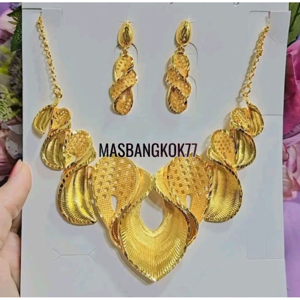 Perhiasan Mas Bangkok lapis emas 99% mirip emas asli