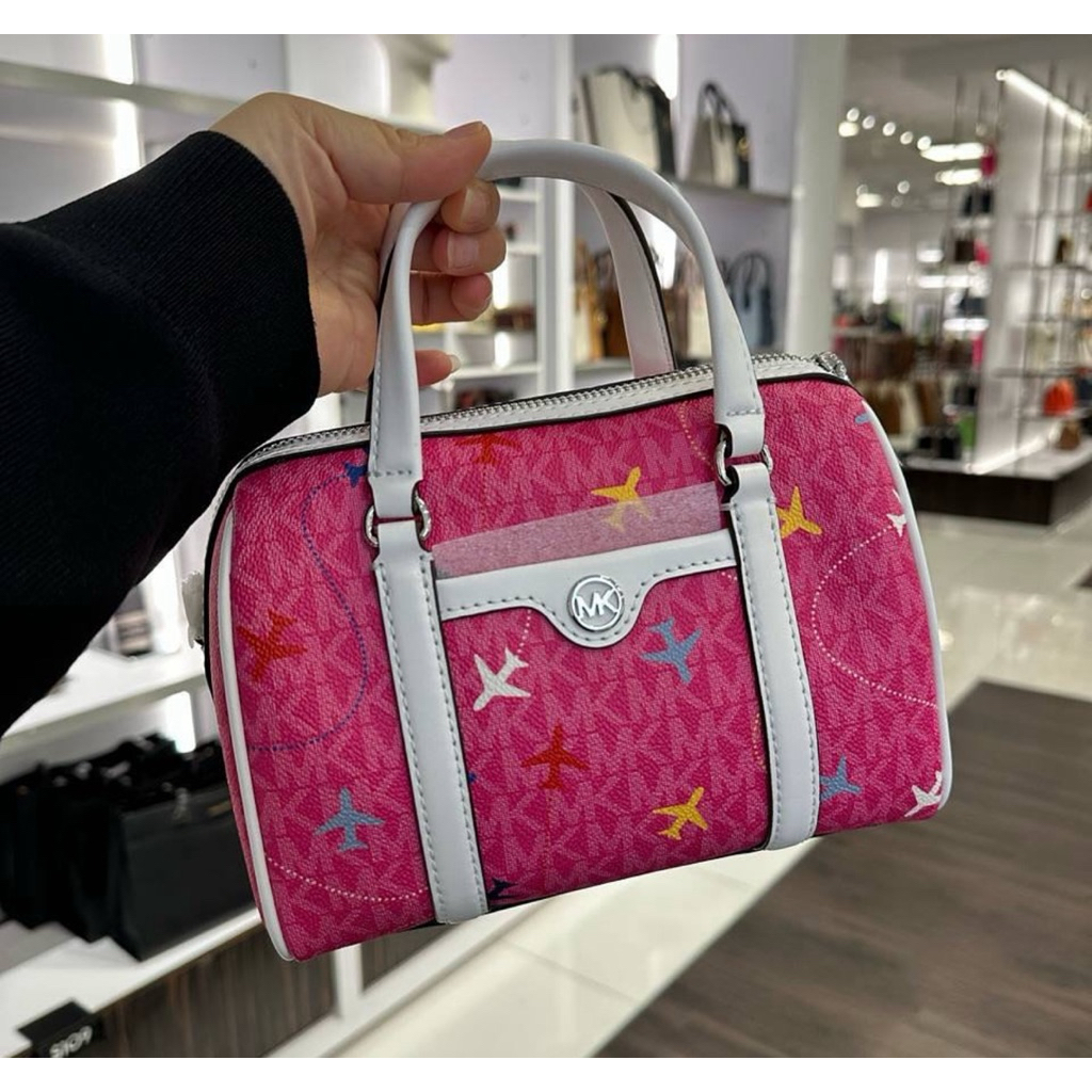 Tas sling bag branded kulit new original store authentic travel edition duffle small dragonfruit fus