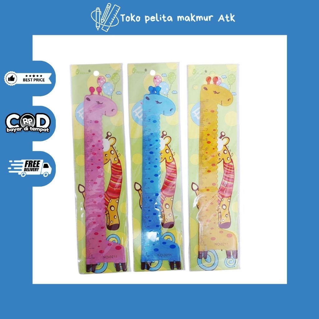 

PENGGARIS JERAPAH 15CM