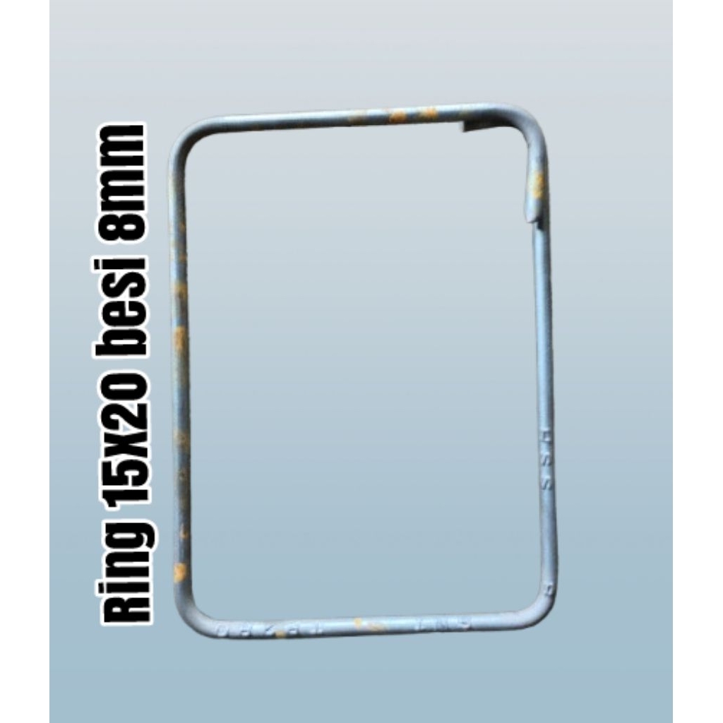 Ring cincin behel ukuran 15x20 besi 8mm SNI
