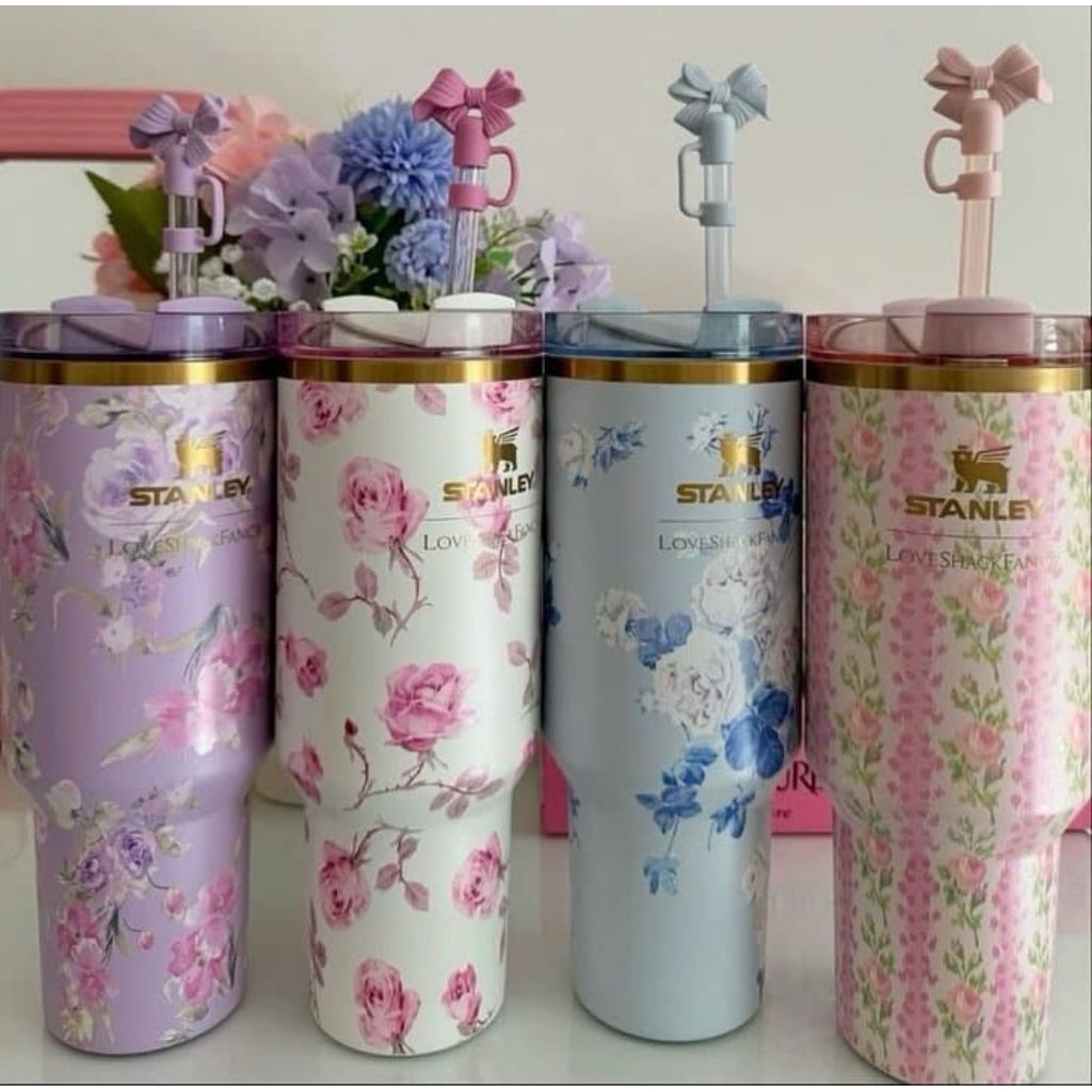 Tumbler Stanley motif love / Tumbler / Tumbler Stanley / Tumbler panas / Tumbler dingin / Termos pan