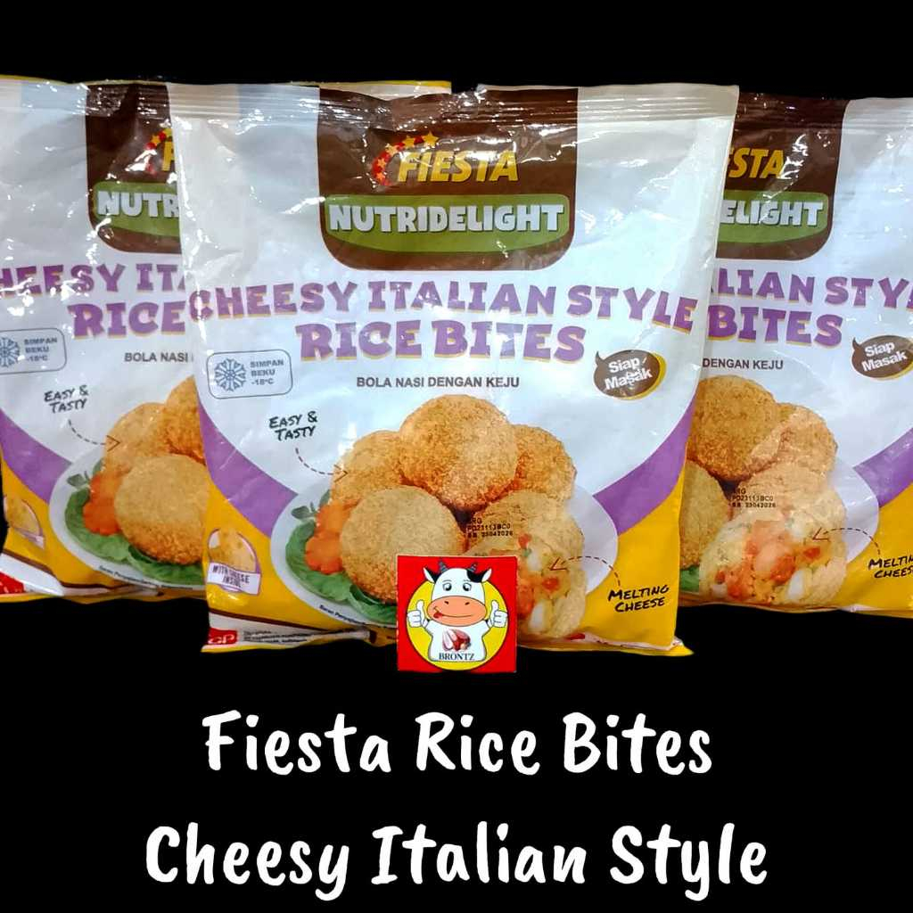 

FIESTA RICE BITES CHESSY ITALIAN STYLE 400GR-FROZEN FOOD-BRONTZ JOGJA