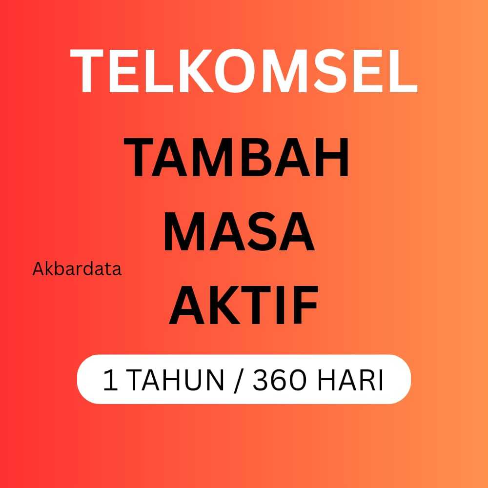PERPANJANG MASA AKTIF TELKOMSEL 1 TAHUN 360 HR
