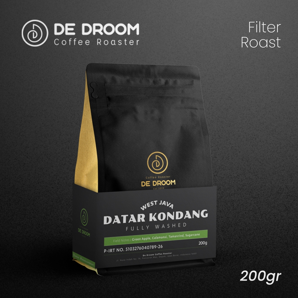 

De Droom - Arabica Jawa Barat Datar Kondang Classic Washed - Biji Kopi Filter Manual Brew