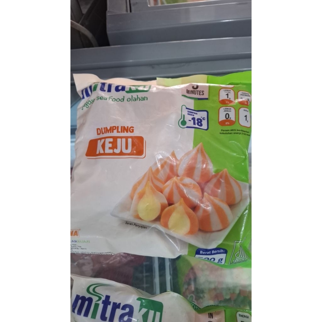 

mitraku dumpling keju 500g