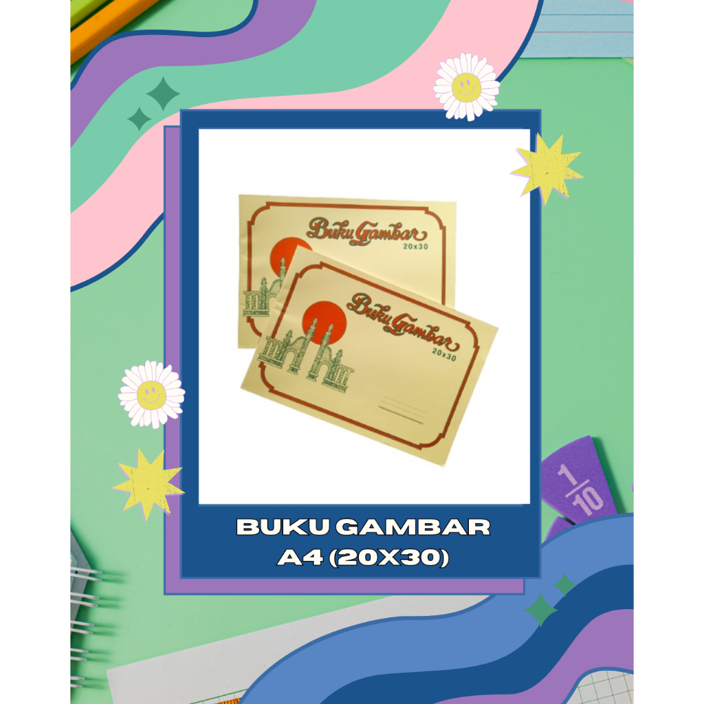 

BT. PELAJAR BUKU GAMBAR A4 (20X30)