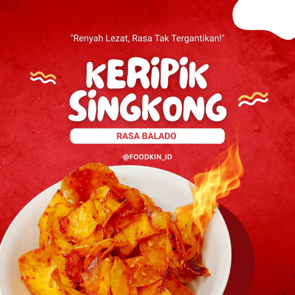 

keripik singkong balado 500 gr