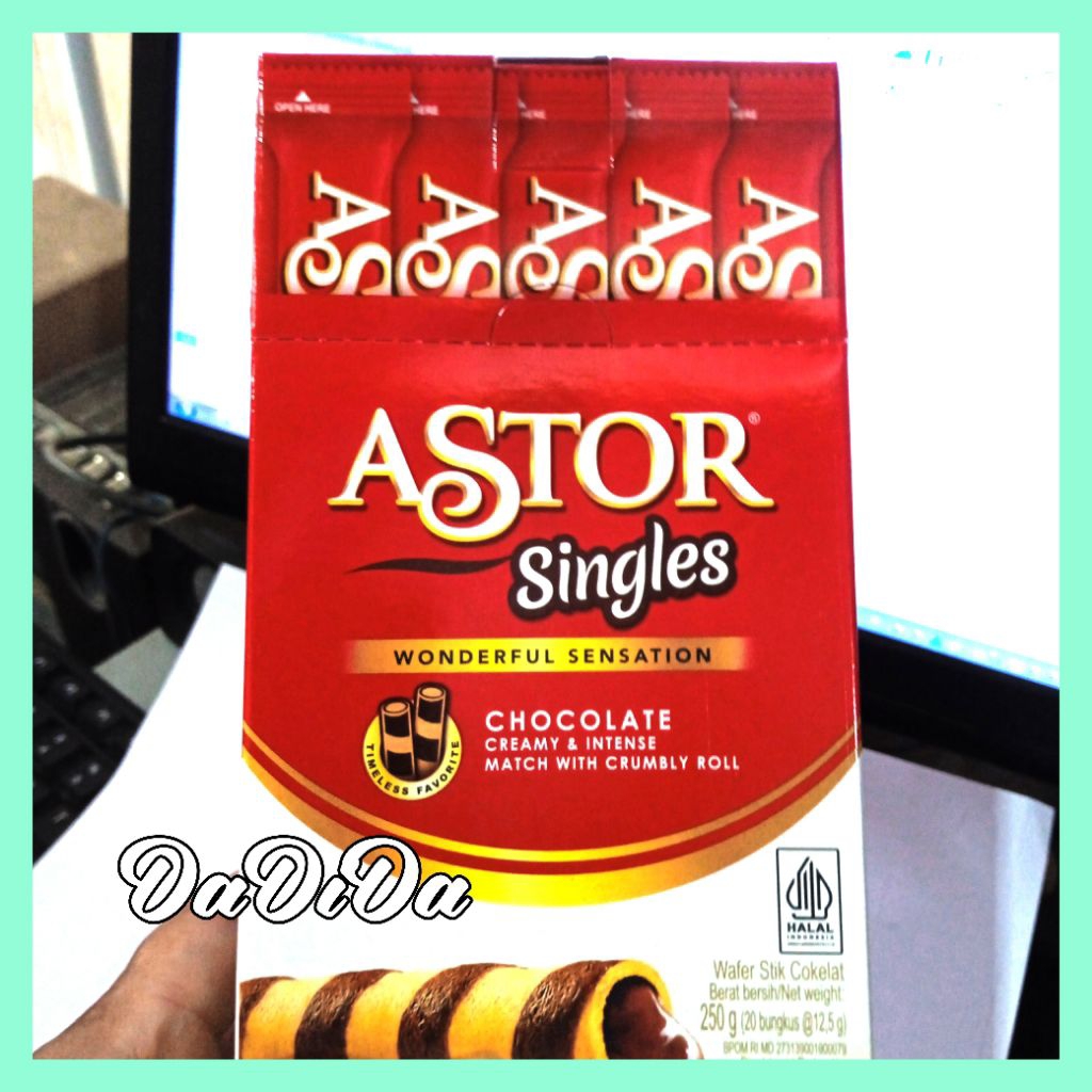 

Astor Singles 250 gram (20 bungkus)
