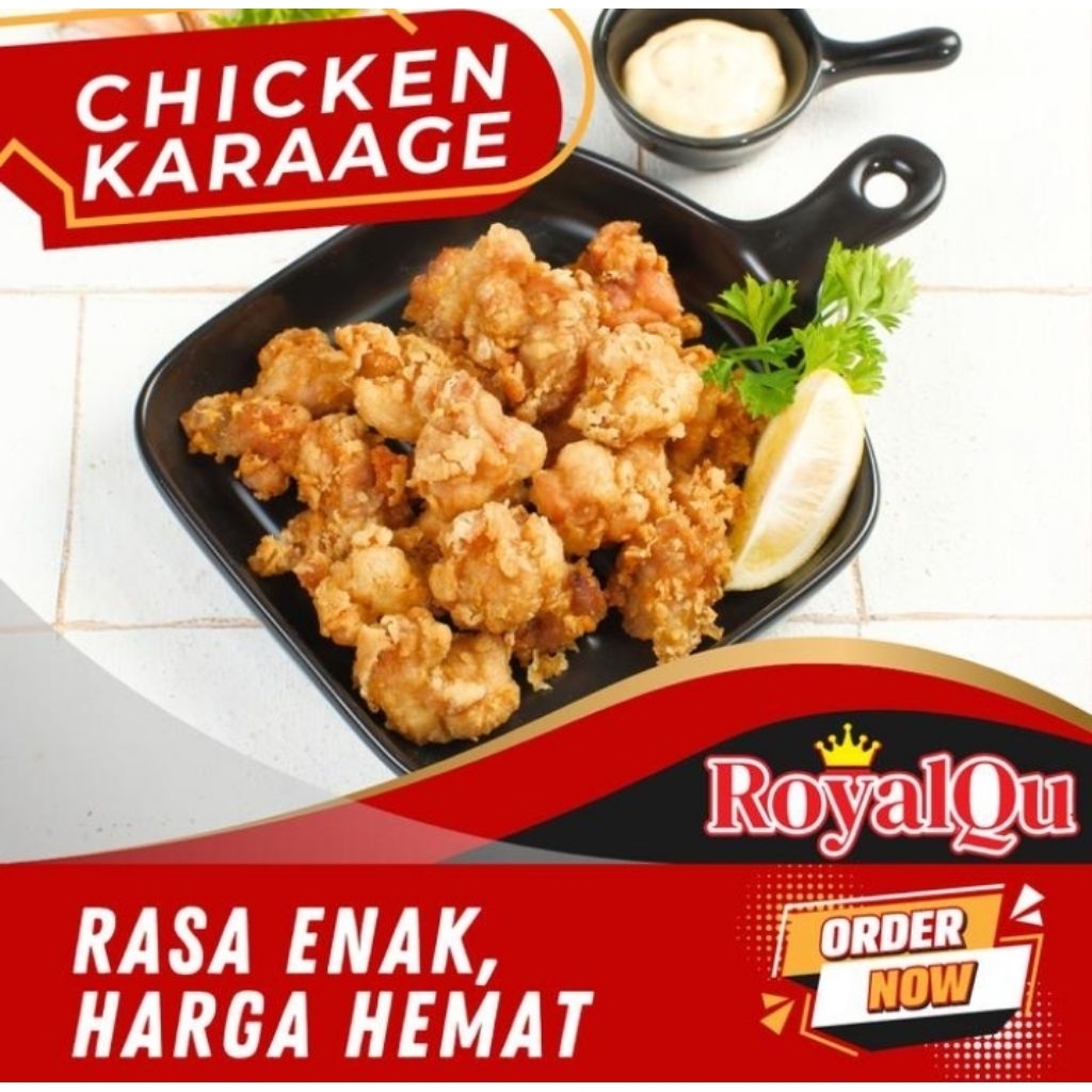 

ROYALQU Ayam Chicken Karaage Ayam Goreng Paha Bento Bekal Praktis