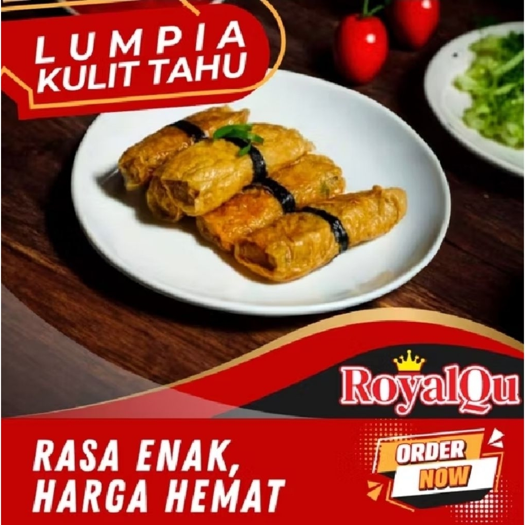 

ROYALQU Lumpia Kulit Tahu Frozen Dimsum