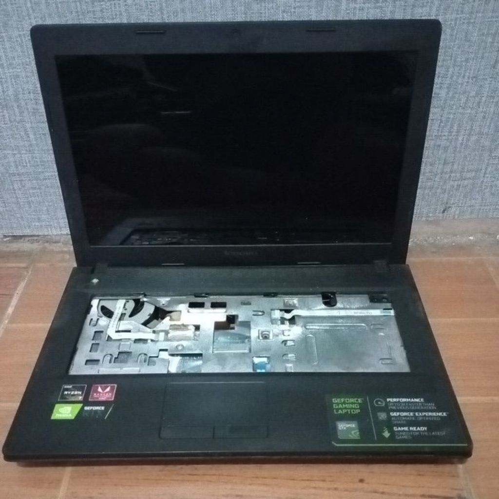 Laptop Lenovo G405 Lcd hidup mesin mati hds kosong ram kosong casing mulus