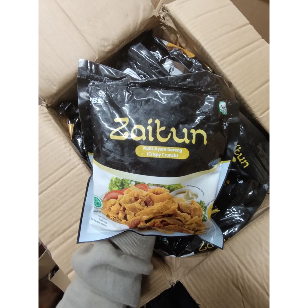 

ZAITUN CRISPY CRUNCH 250GR 1BOX ISI 20PACK