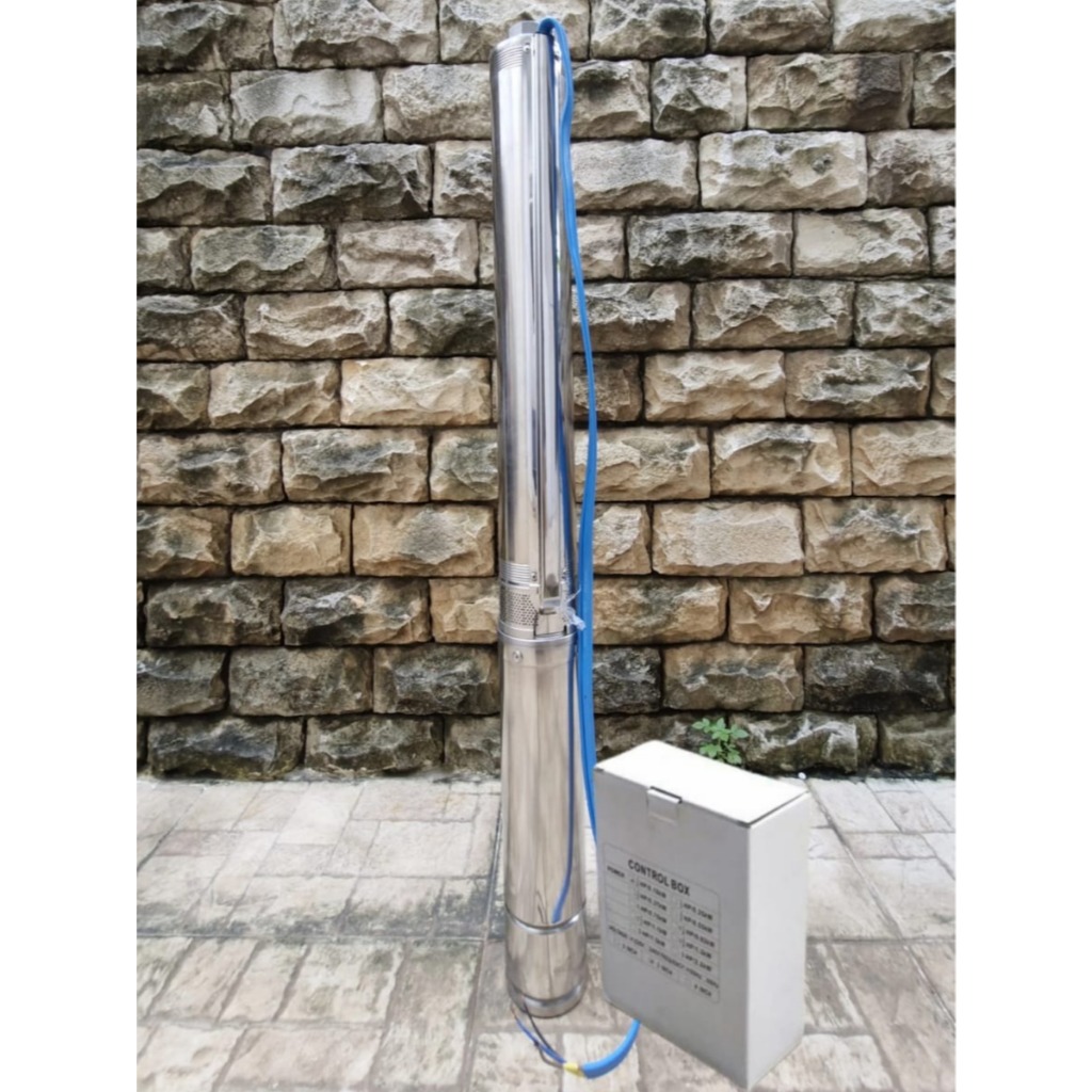 MAXPUMP 3SDM2.5/7 Pompa Satelit Air Bersih Sumur Bor 3Inch 0.33Hp 250watt Pompa 1phase Sumur Dalam