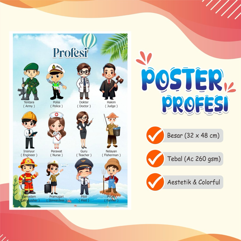 POSTER EDUKASI ANAK | POSTER EDUKASI PENDIDIKAN BELAJAR ANAK | POSTER BELAJAR ANAK