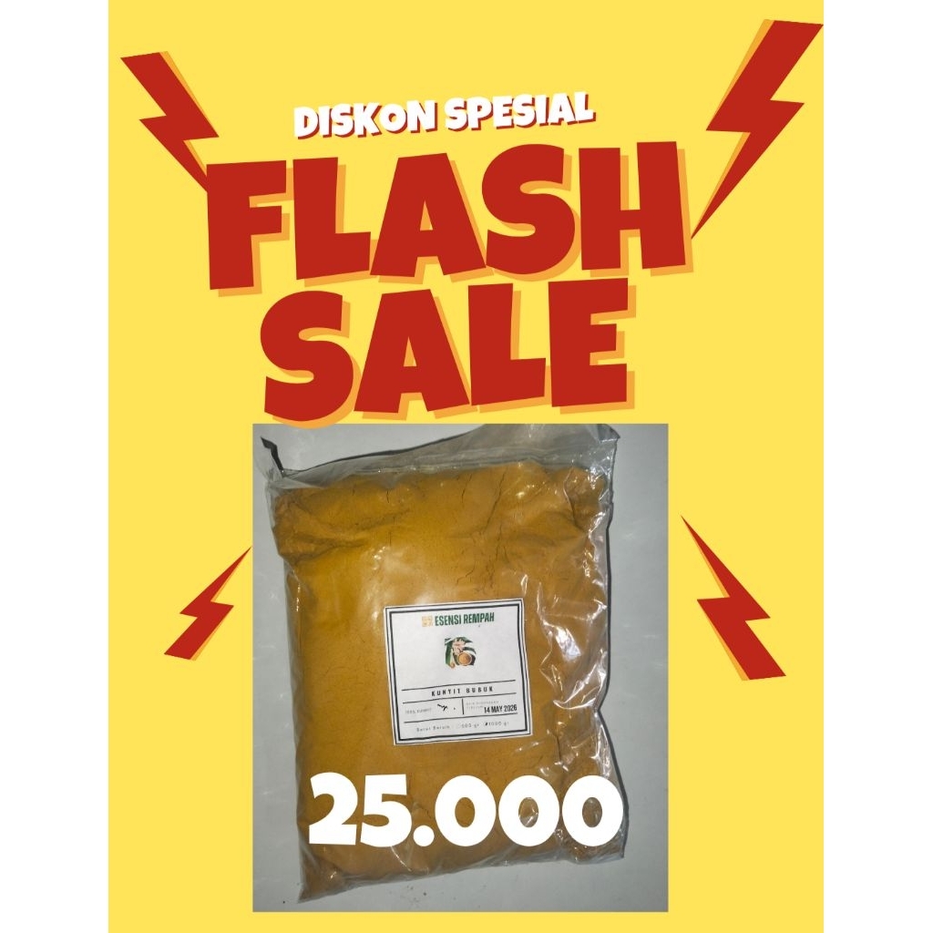 

kunyit bubuk 1 kg 100% murni
