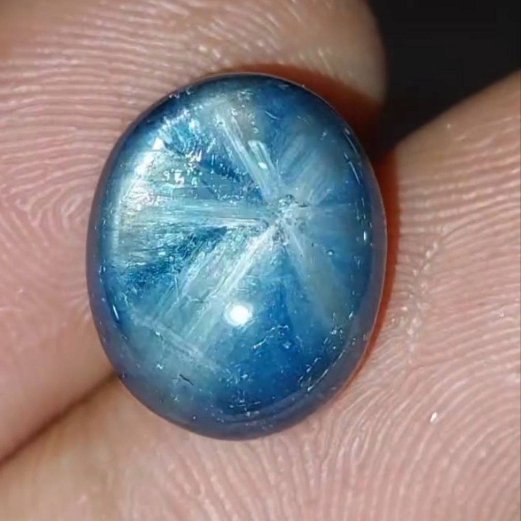 Natural Trapiche Sapphire 6.00ct (Corundum) H(a) Thailand