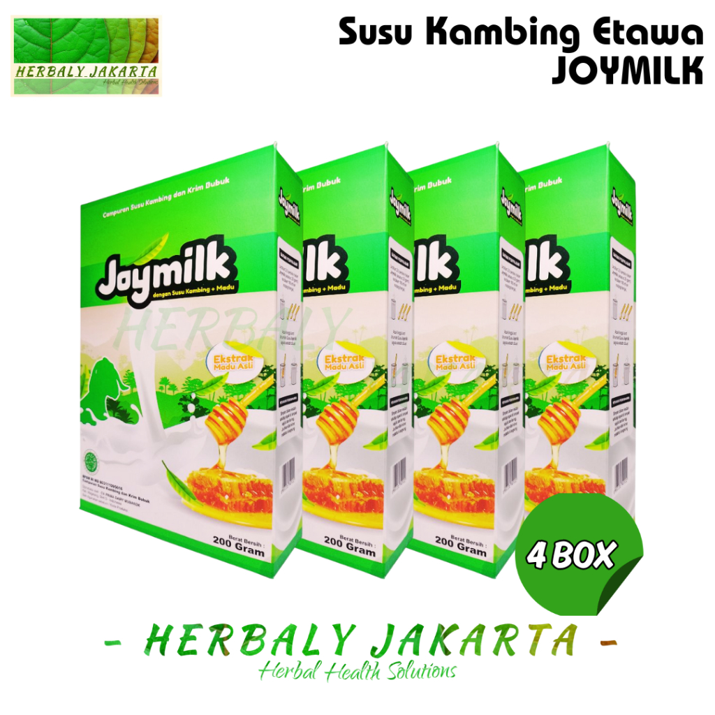 

Paket 4 Box Susu Kambing Etawa Joymilk Plus Madu Asli Mudah Dicerna dan Cocok untuk Penderita Alergi