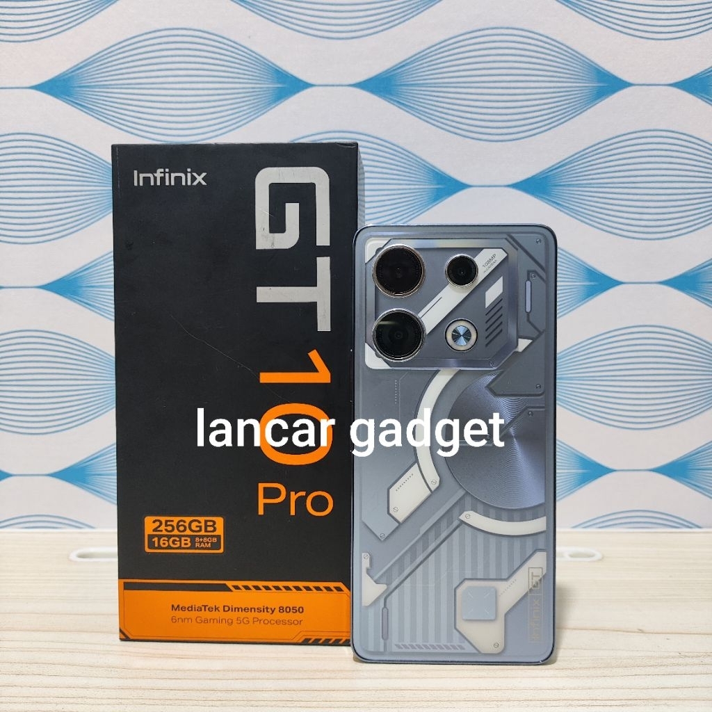 INFINIX GT 10 PRO 5G 8/256GB SECOND FULLSET
