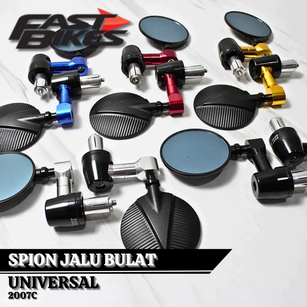 Spion Jalu Bulat Cembung Universal Spion Bar End Spion Jalu Bar End Spion Jalu Vario 150 Spion Bar E