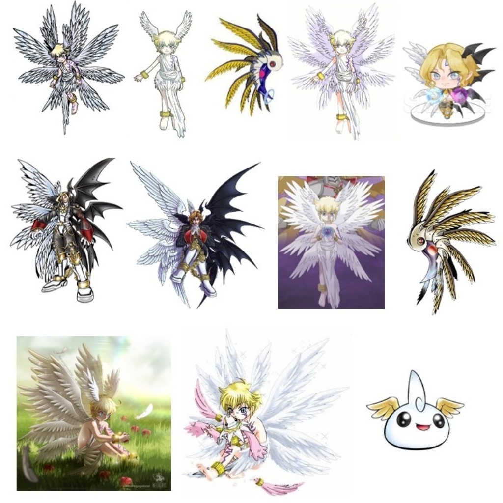 

Stiker malaikat lucemon digimon