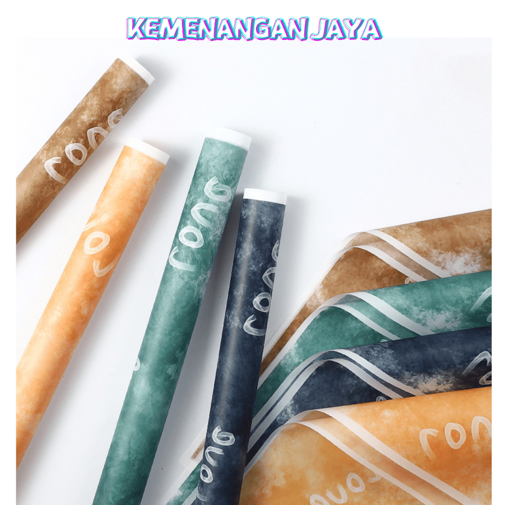 

Kertas Buket Bunga Motif Tulisan LOVE Flower Wrapping Paper LOVE Abstrak Cellophane KB063