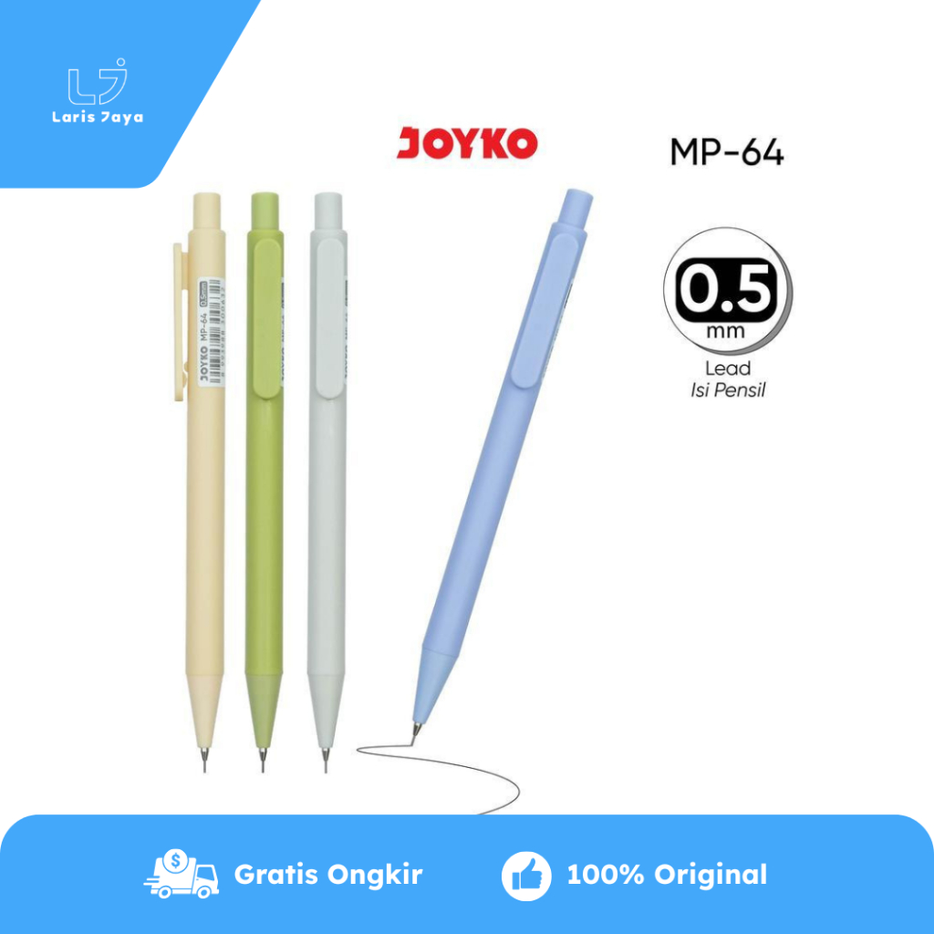 

Pensil Mekanik Joyko MP-64 0.5 mm Mechanical Pencil