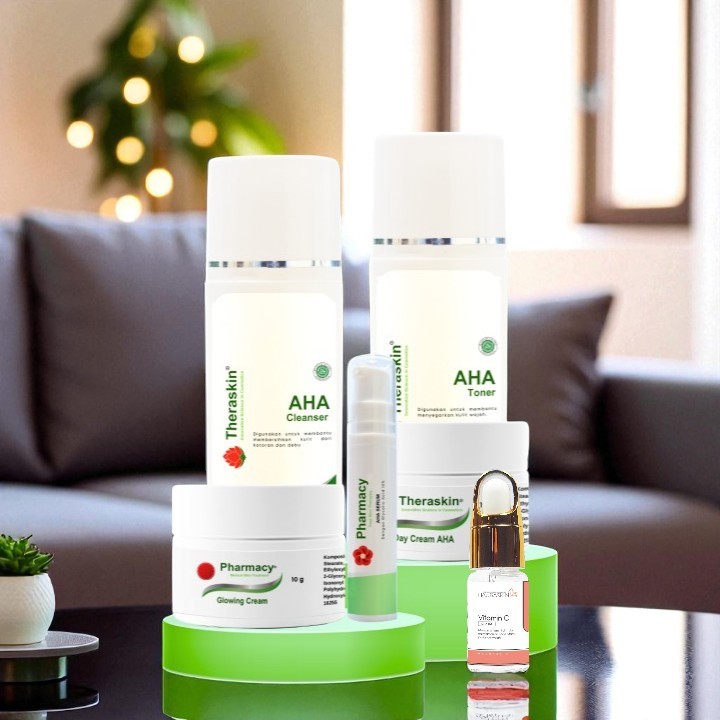 Theraskin Skincare 1 Paket Original – Solusi Flek Hitam Membandel