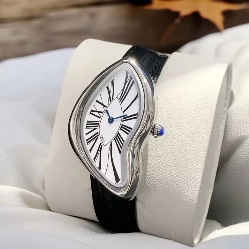 STOK READY HARI INI Jam Tangan Pria Wanita PINTIME Original Kecil Kotak Desain Menghormati Cartier T