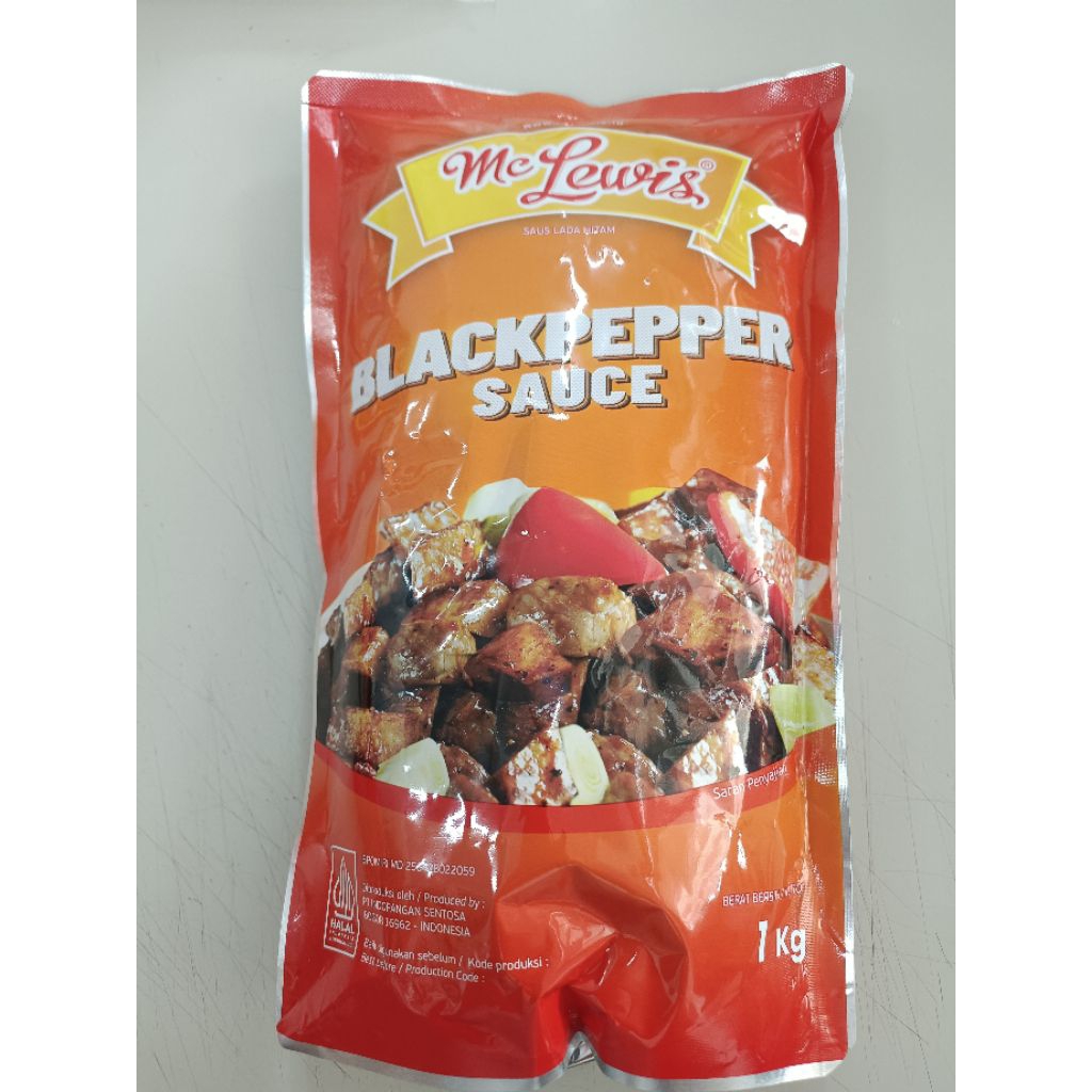 

SAUS BLACK PEPPER/SAUS LADA HITAM MC LEWIS 1KG