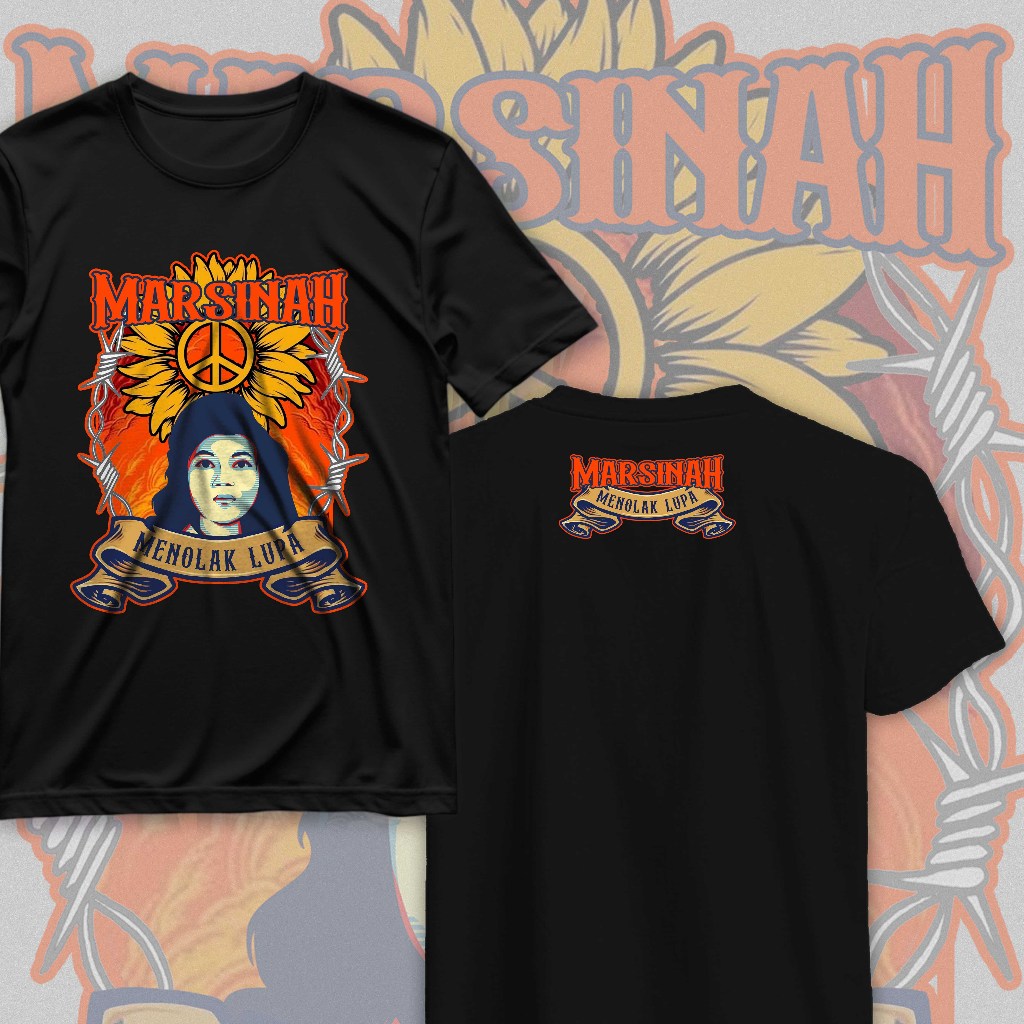 Tshirt Aktivis Marsinah, Kaos Tokoh Aktivis Marsinah