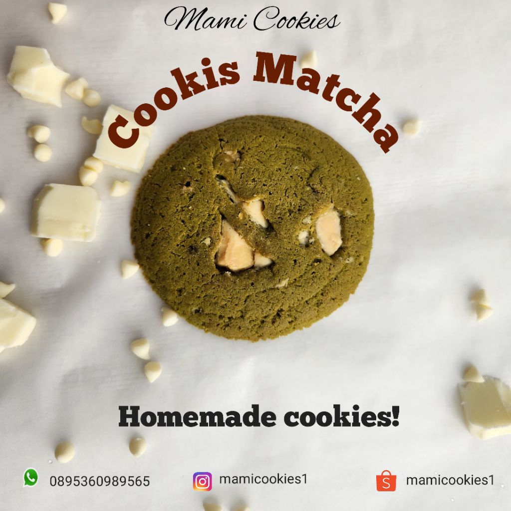 

Cookies Matcha 1 box isi 3 Matcha