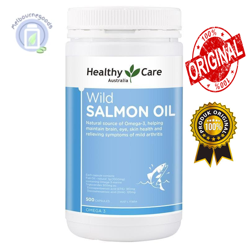 Healthy Care Wild Salmon Oil 1000 Mg - 500 Capsules
