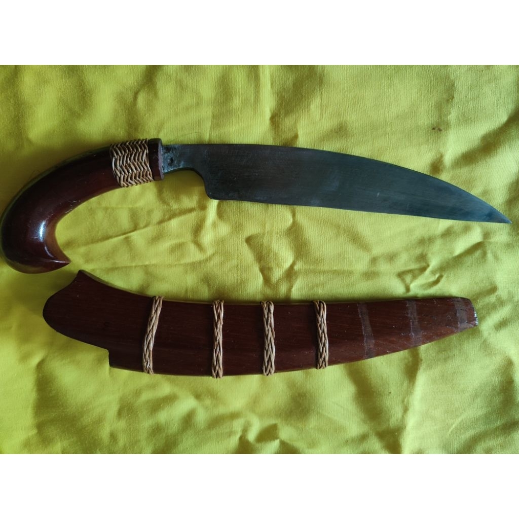 Barang Antik Pisau Kodak Betelok Khas Sumatra Selatan Pagar Alam